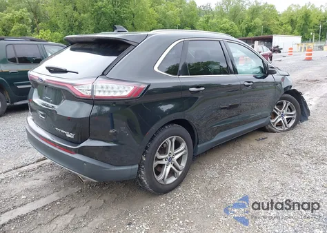2015 Ford Edge Titanium z USA, uszkodzony, nr VIN 2FMTK4K91FBB13856